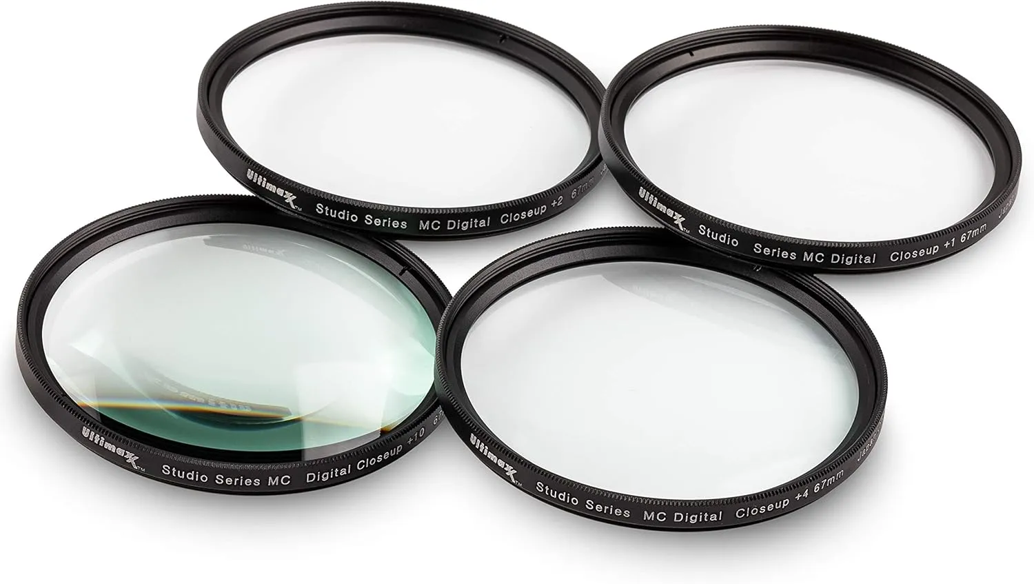 55MM Ultimaxx Professional Four Piece HD Macro Close-up Filter Kit (1, 2, 4, 10 Diopter Filters) for Nikon D3300, D3400, D3500, D500, D5200, D5300, D5500, D5600 w/AF-P DX NIKKOR 18-55mm f/3.5-5.6G VR