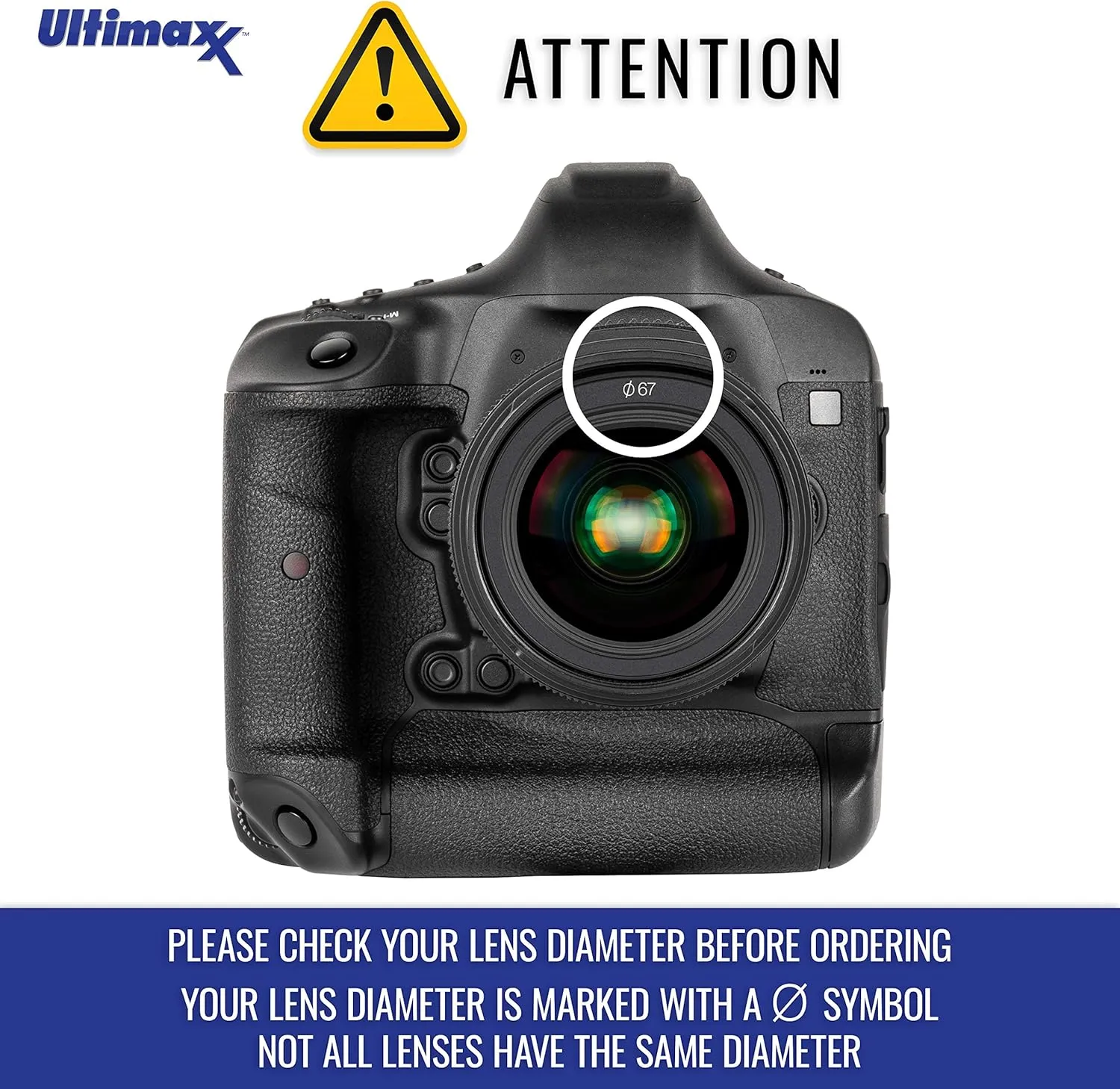55MM Ultimaxx Professional Four Piece HD Macro Close-up Filter Kit (1, 2, 4, 10 Diopter Filters) for Nikon D3300, D3400, D3500, D500, D5200, D5300, D5500, D5600 w/AF-P DX NIKKOR 18-55mm f/3.5-5.6G VR