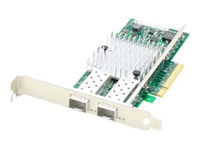 AddOn Intel E10G42BTDA Comparable 10Gbs Dual Open SFP  Port Network Interface Card with PXE boot E10G42BTDA-AO