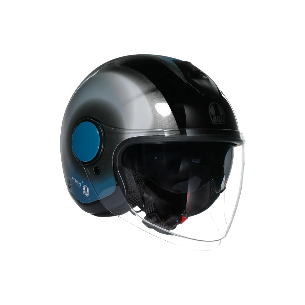 AGV Eteres Levanto Black / Silver / Blue