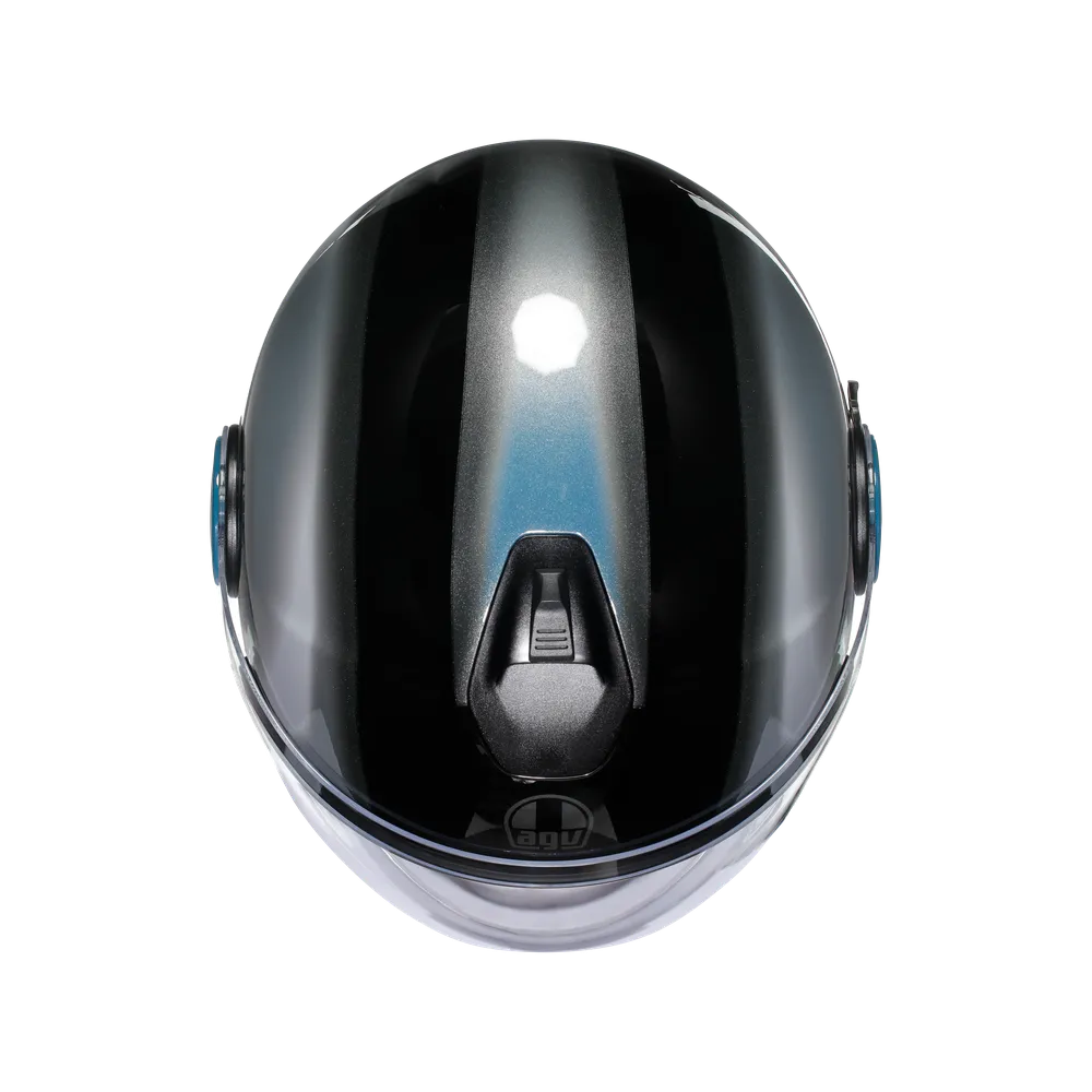 AGV Eteres Levanto Black / Silver / Blue