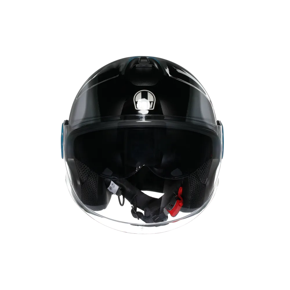 AGV Eteres Levanto Black / Silver / Blue