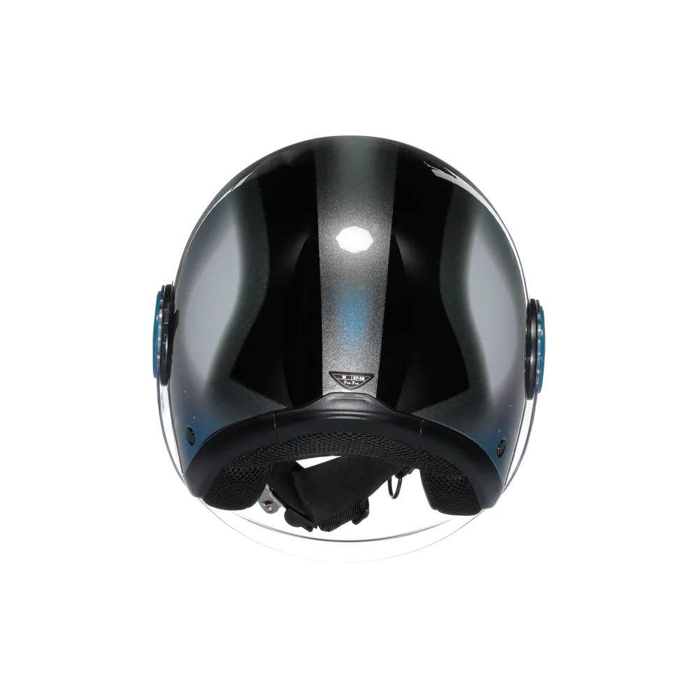 AGV Eteres Levanto Black / Silver / Blue