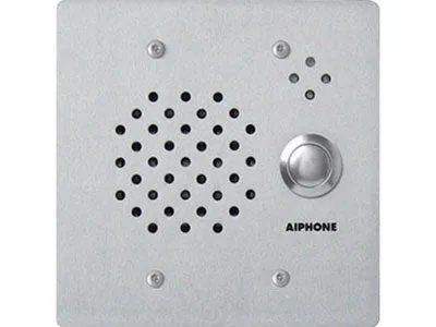 Aiphone IE-SS/A Stainless Steel Vandal and Weather Resistant 2-Gang Door Station, Flush Mount
