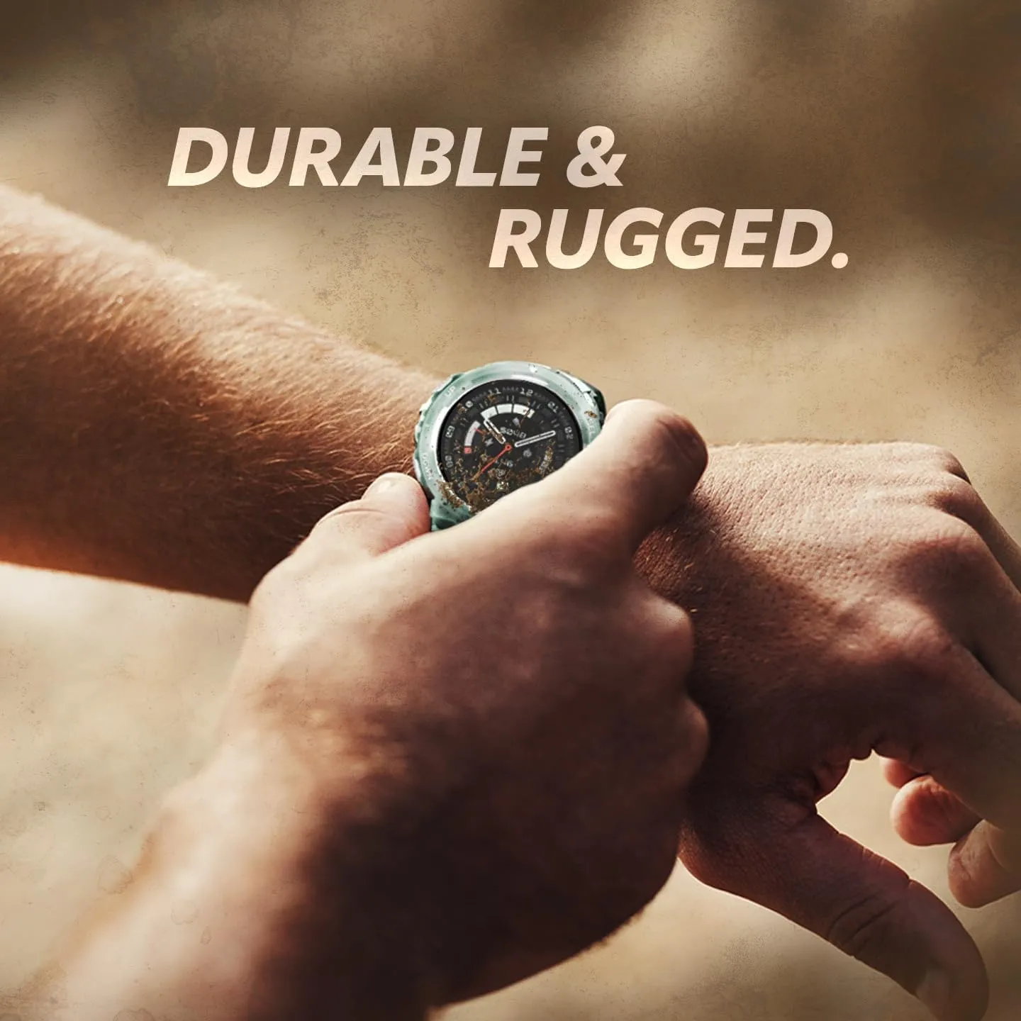 Amazfit Active Edge Smart Watch 46 mm, Rugged Sport & Fitness Watch, GPS, AI Health Coach for Outdoor, Workouts & Exercise, 16 Days Battery, 130  Sports Modes, Android iPhone Compatible, Lava Black