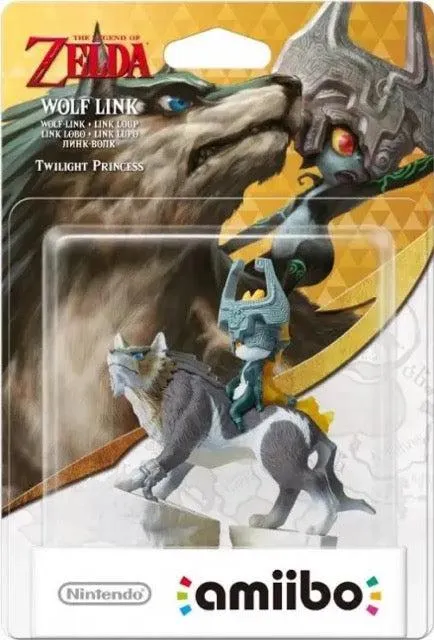 Amiibo The Legend of Zelda Series Figure (Wolf Link)