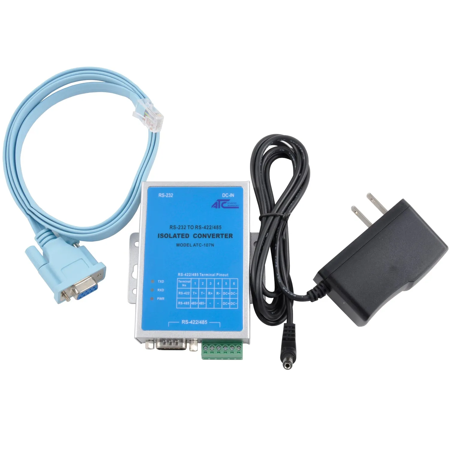 ATC 107N - Industrial RS485 to RS232 Converter