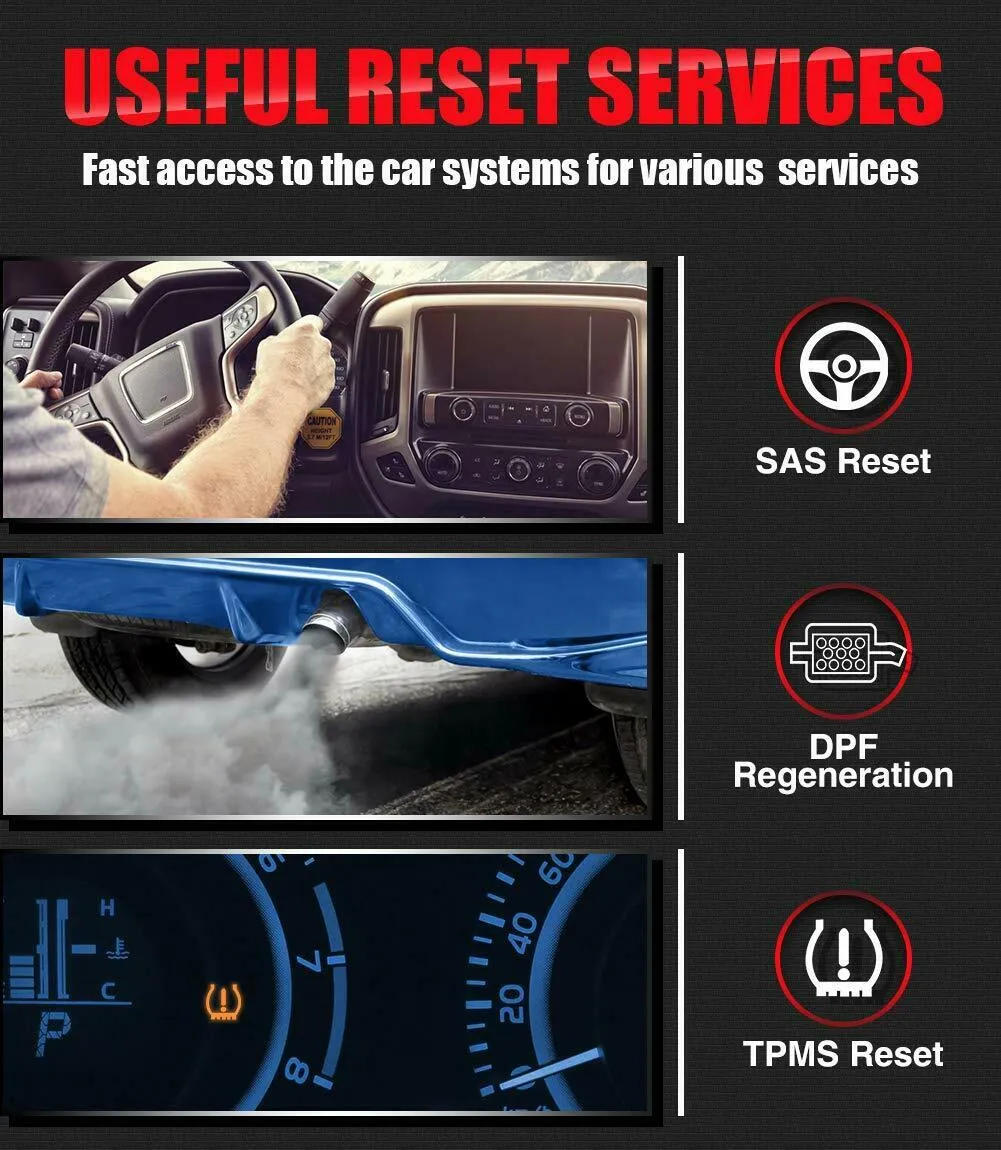 Autel MX808 The Mx808 Is A 7 All Systems/All Service Tablet.