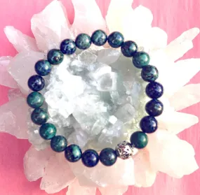 Azurite Genuine Crystal Bracelet