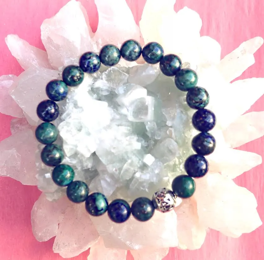 Azurite Genuine Crystal Bracelet