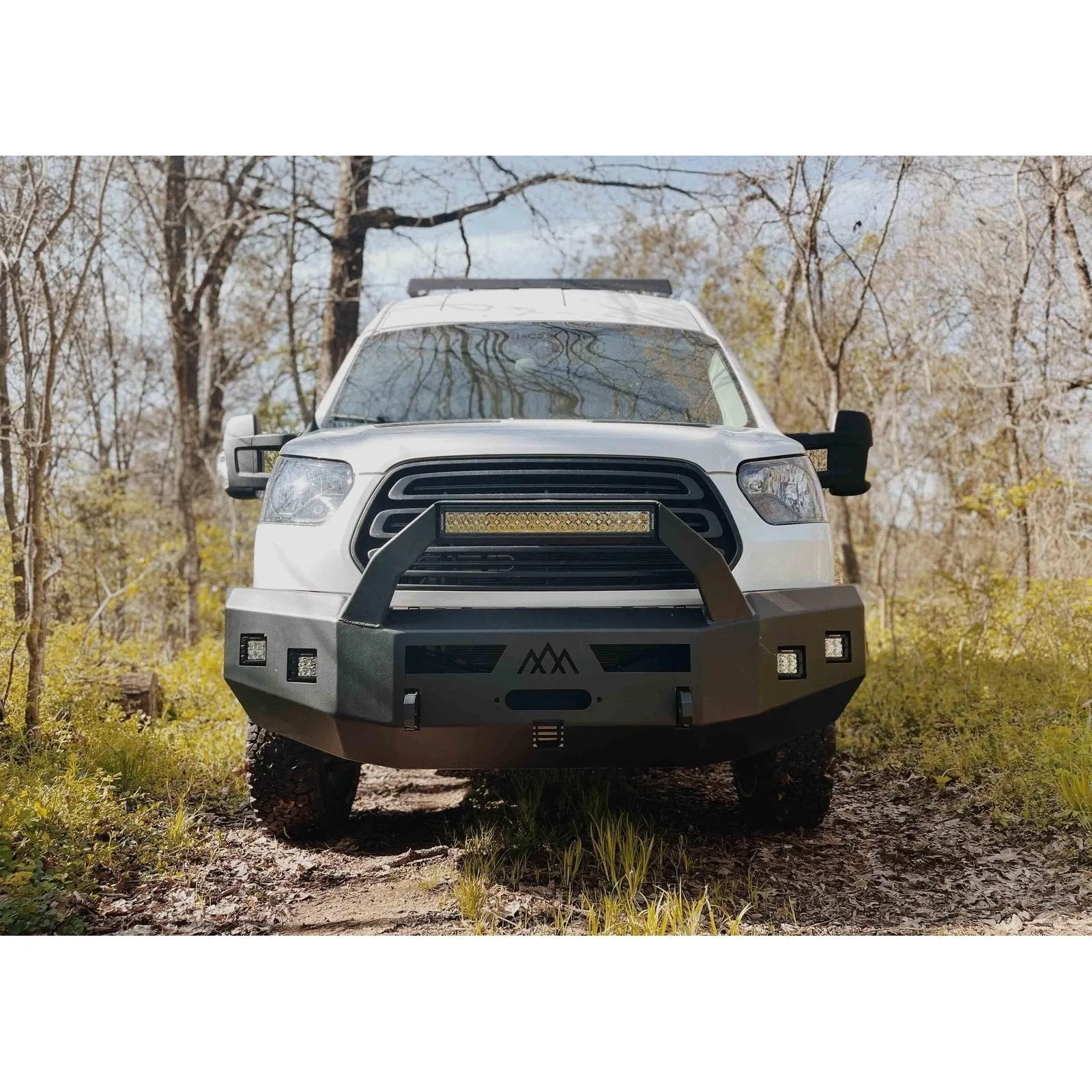 Backwoods Adventure Mods Ford Transit (2015-2019) Front Bumper [Bull Bar]