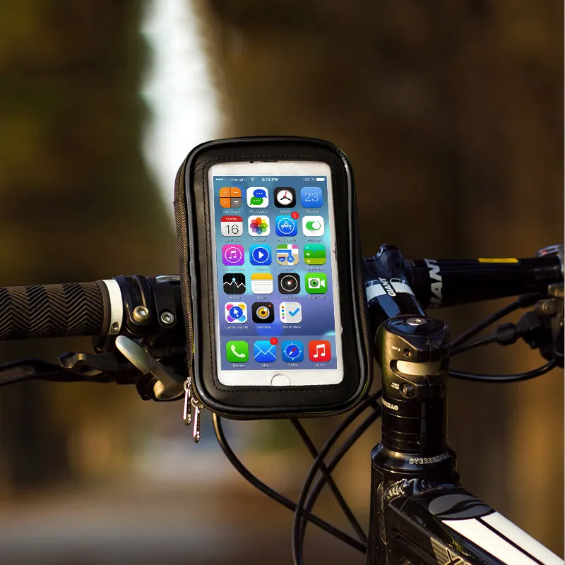 Bike Waterproof Pouch Bag Phone Holder As-50493