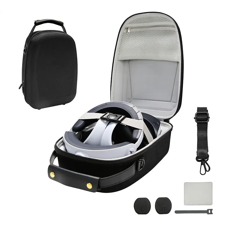 Black Carrying Case Compatible with PlayStation VR2, Mytrix Portable Hard Shell Travel Case Storage for PS VR2