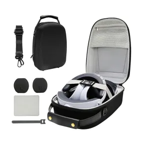 Black Carrying Case Compatible with PlayStation VR2, Mytrix Portable Hard Shell Travel Case Storage for PS VR2