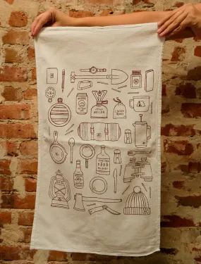 Camp Gear Tea Towel