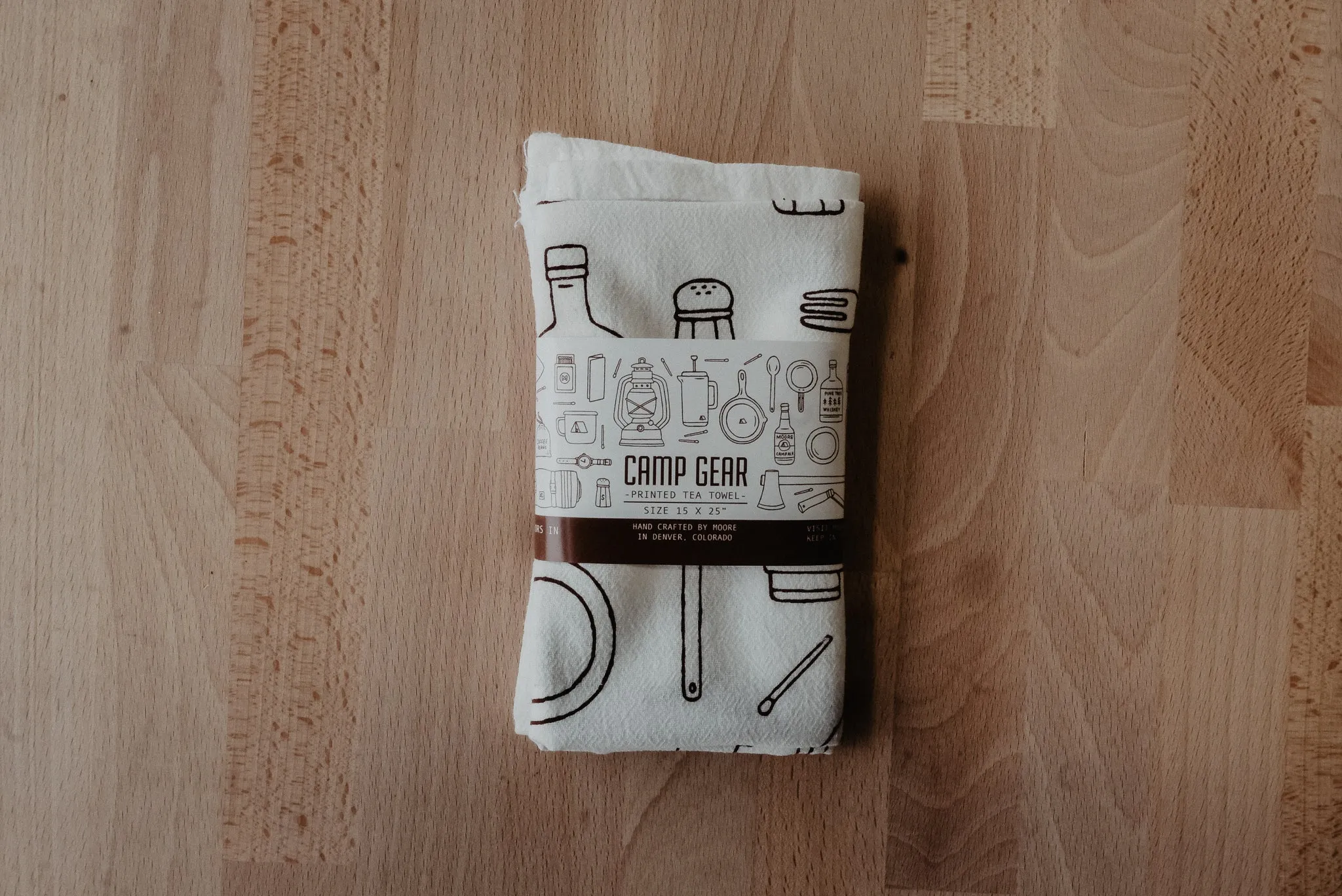 Camp Gear Tea Towel