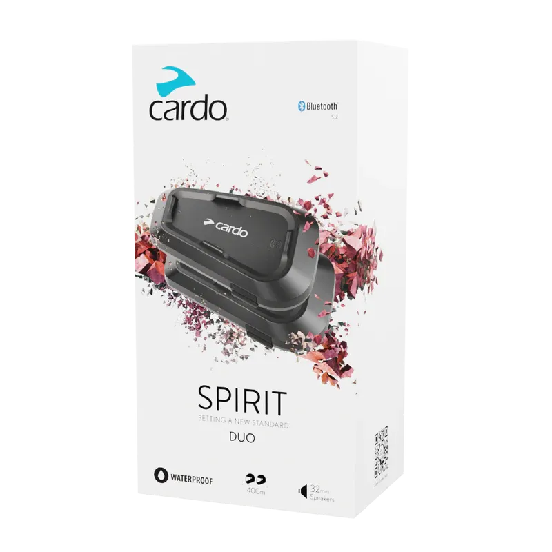 Cardo Spirit Duo Bluetooth Intercom System