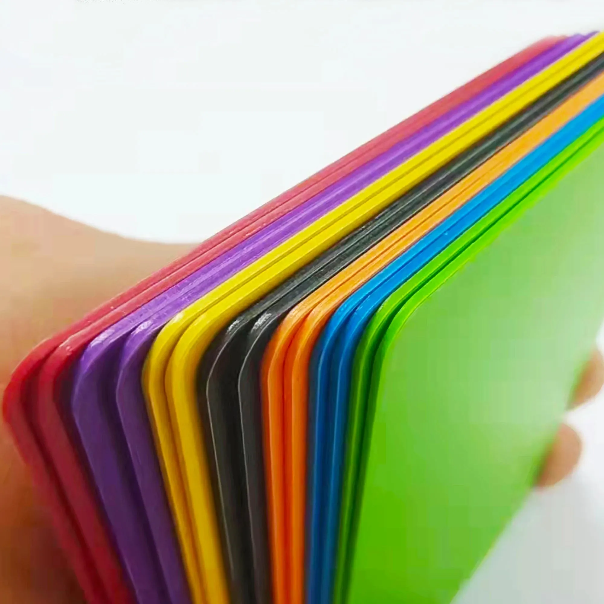 Colored Blank Plastic PVC Card