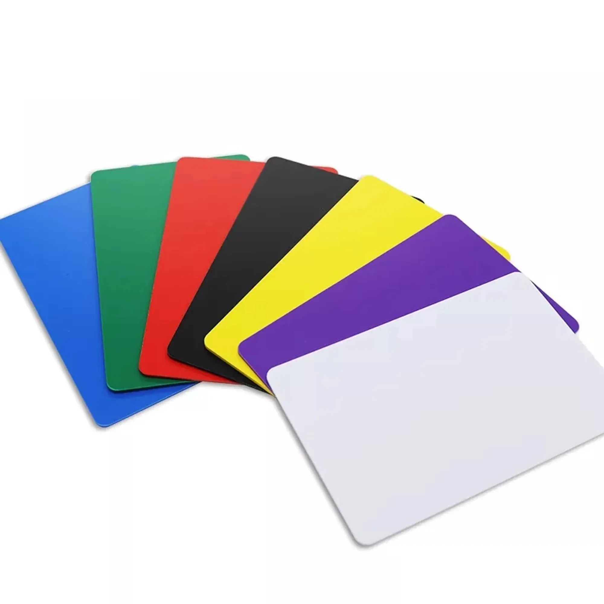 Colored Blank Plastic PVC Card