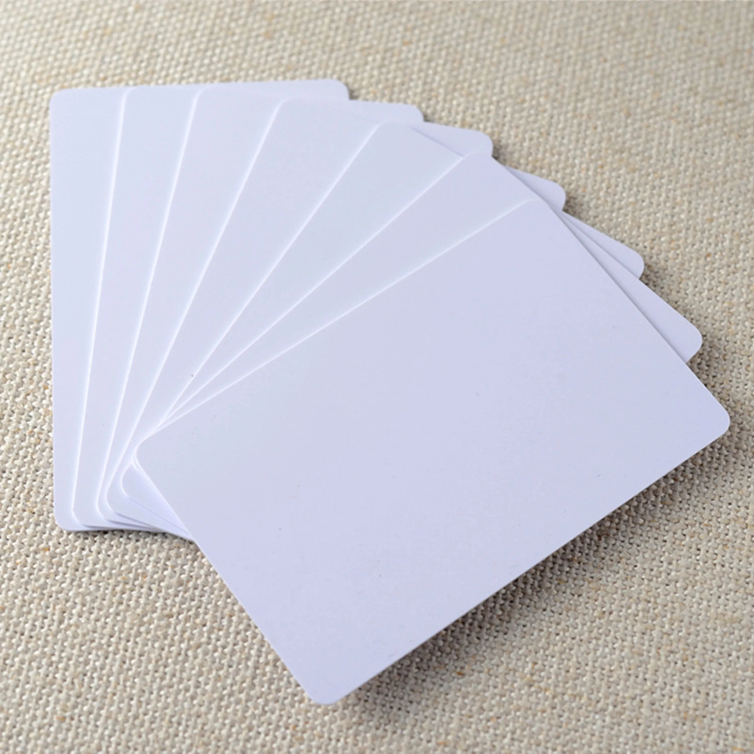 Colored Blank Plastic PVC Card