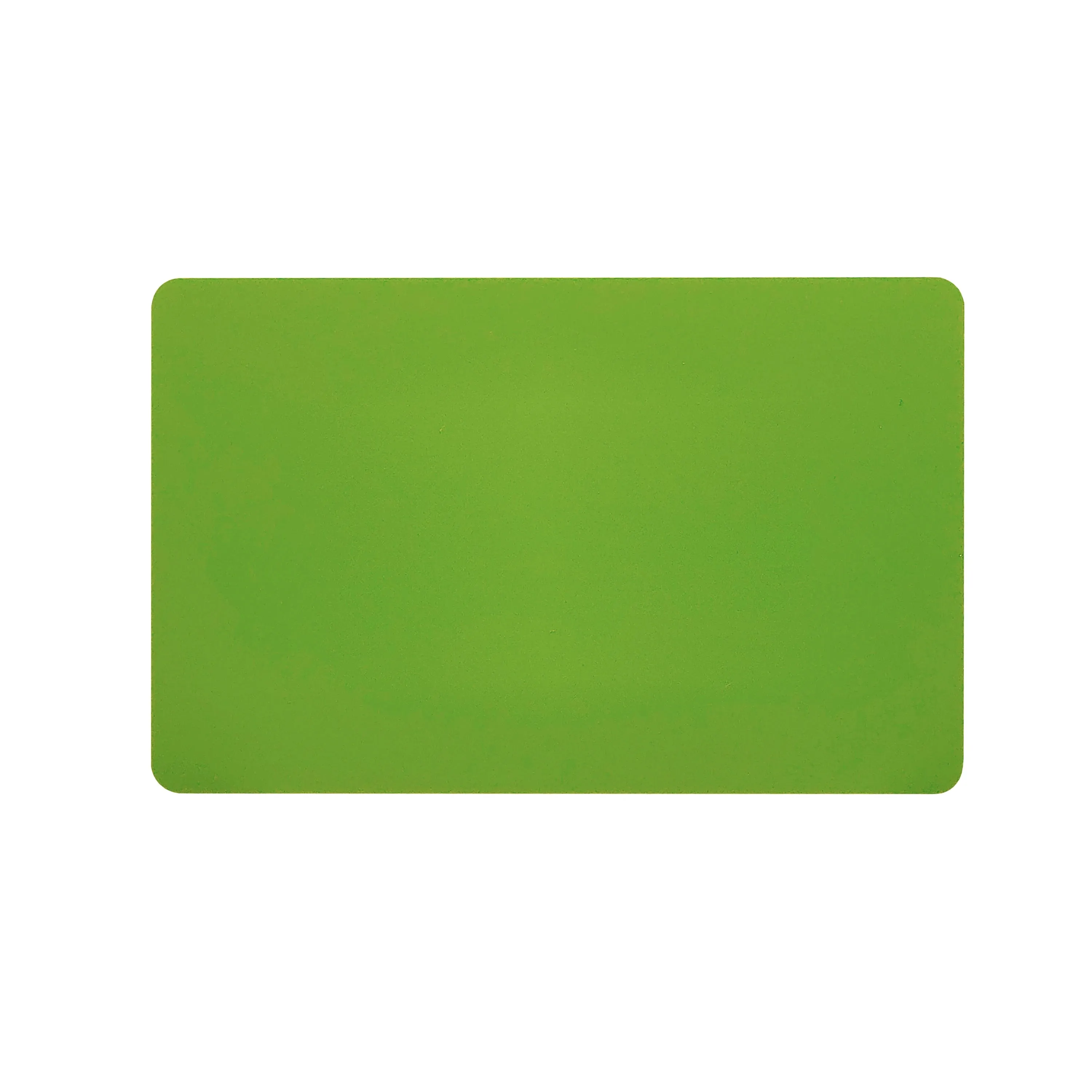 Colored Blank Plastic PVC Card
