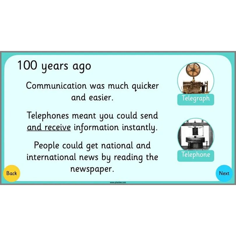 Communication Then and Now