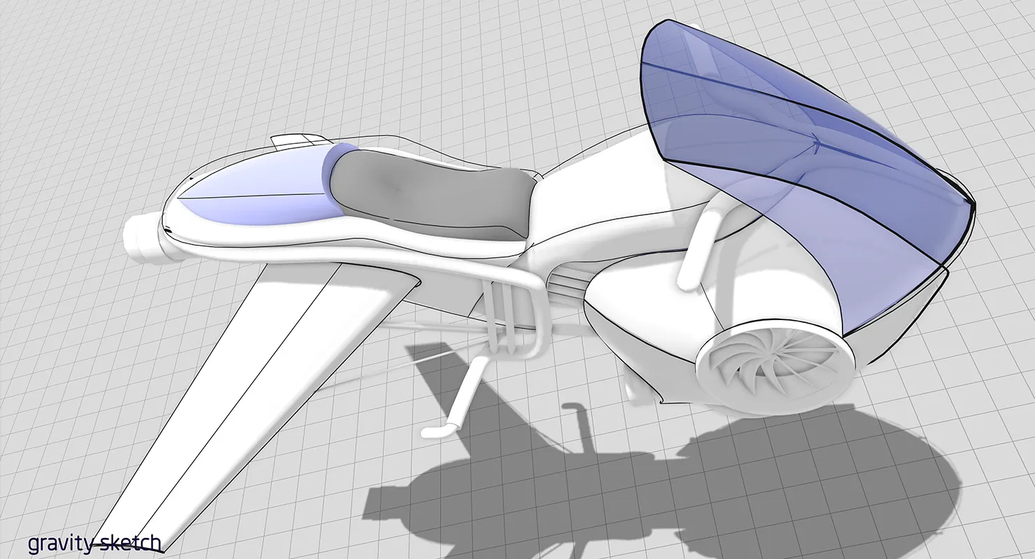 CONCEPT HOVER BIKE