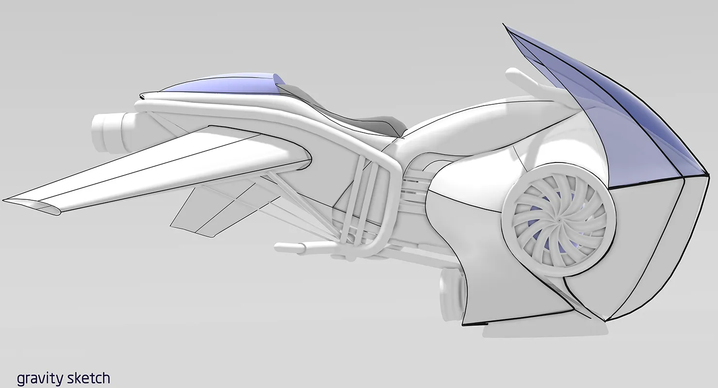 CONCEPT HOVER BIKE