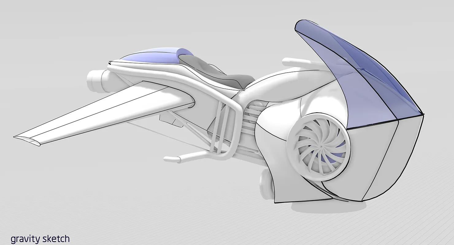 CONCEPT HOVER BIKE