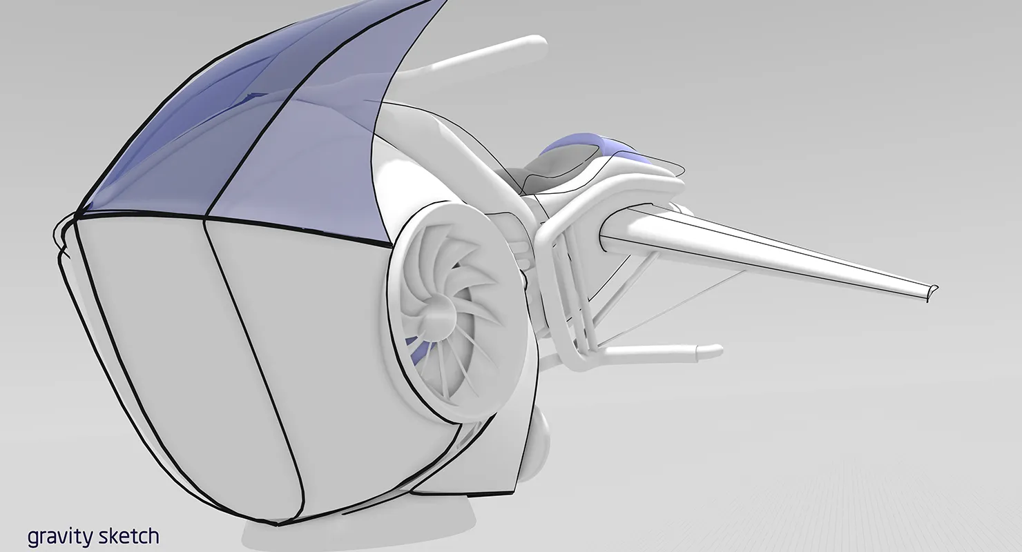 CONCEPT HOVER BIKE