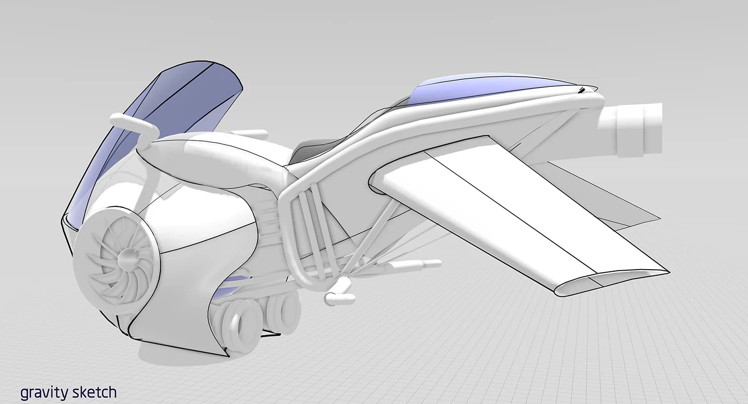 CONCEPT HOVER BIKE
