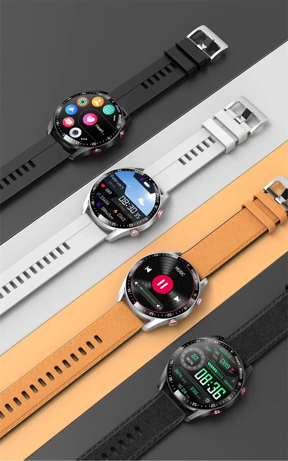 ECG PPG Smart Watch