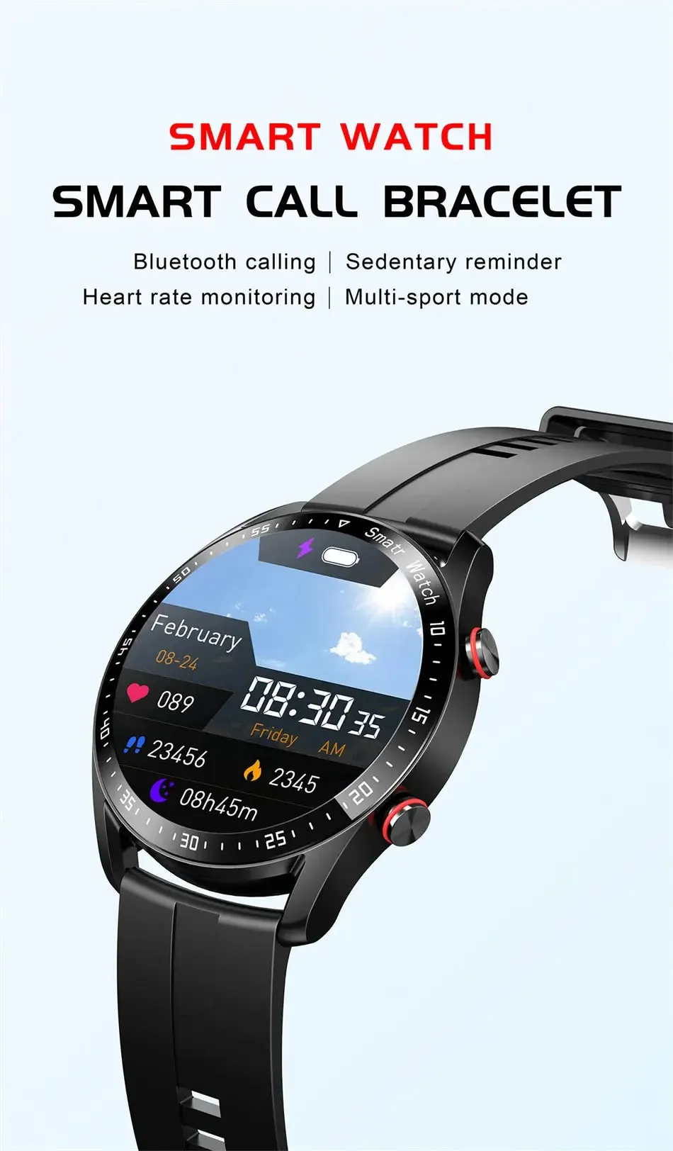 ECG PPG Smart Watch