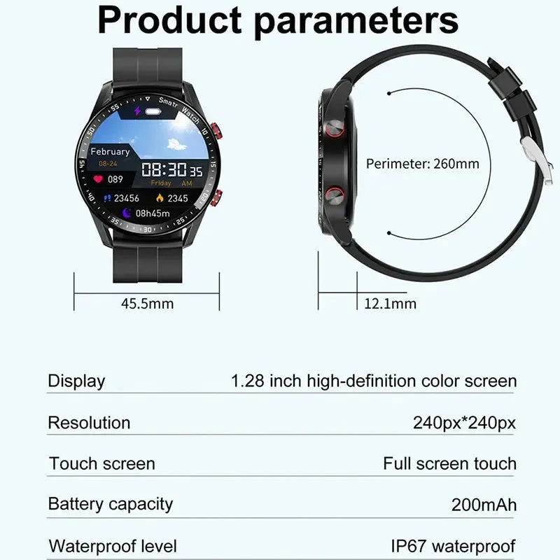 ECG PPG Smart Watch