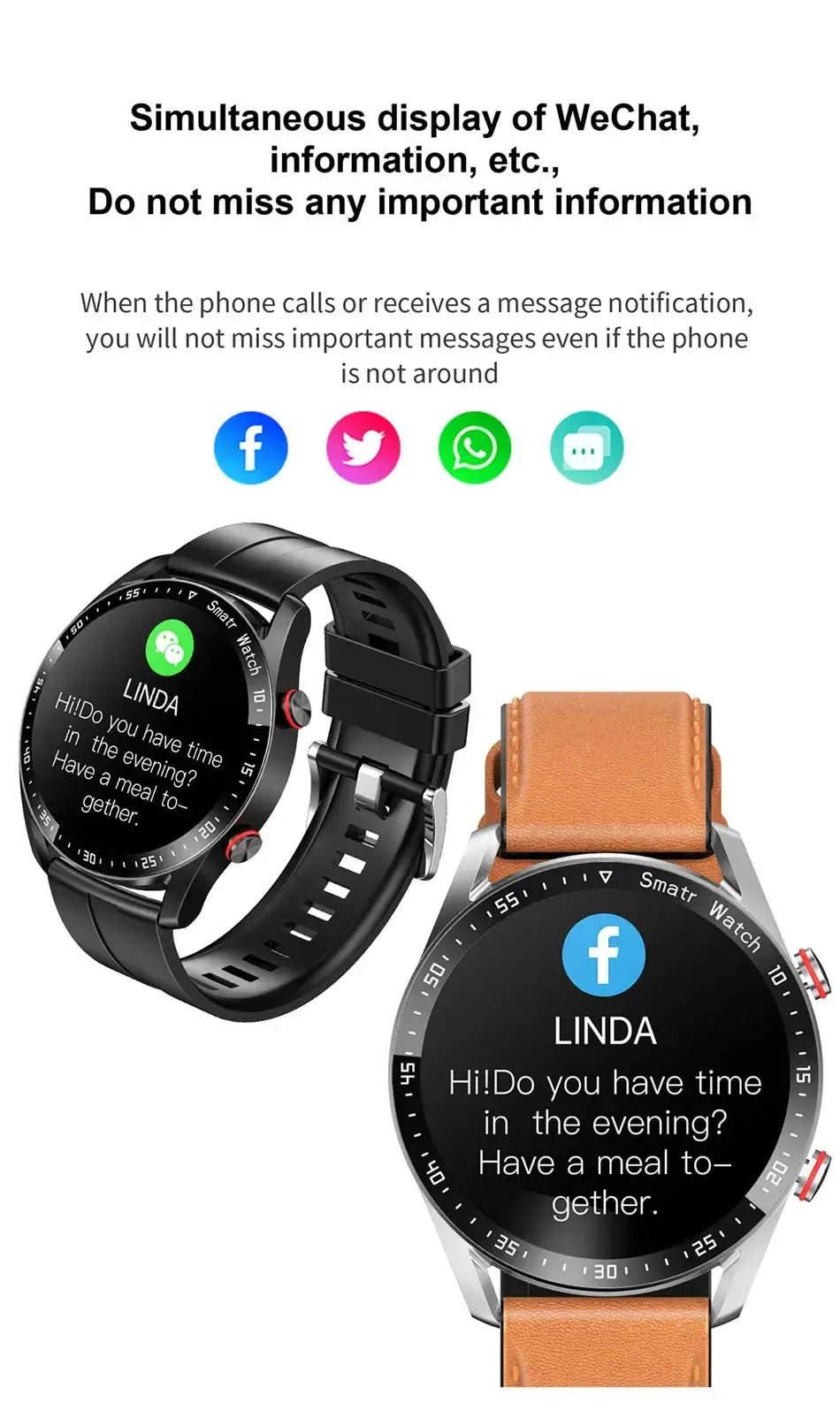ECG PPG Smart Watch