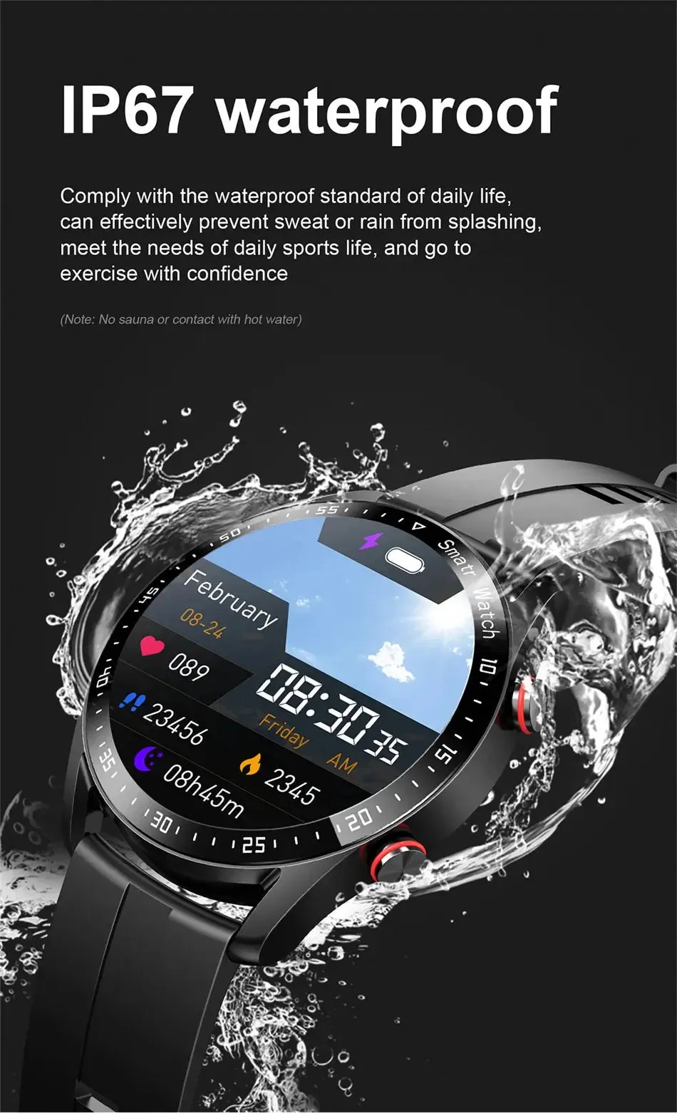 ECG PPG Smart Watch