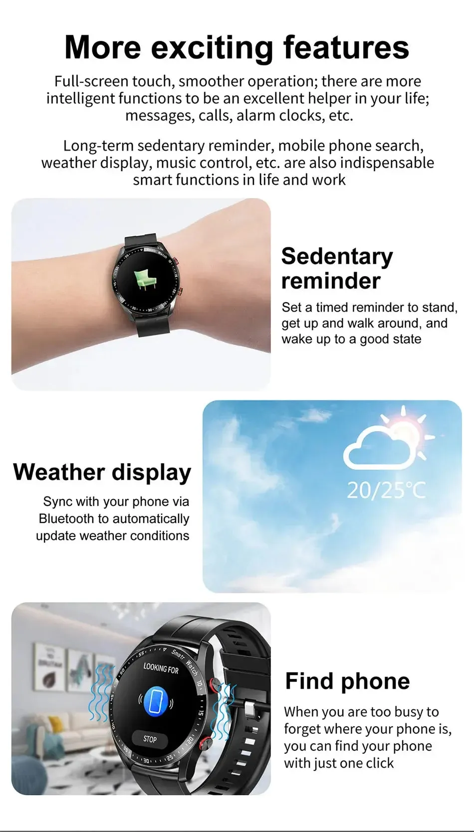 ECG PPG Smart Watch