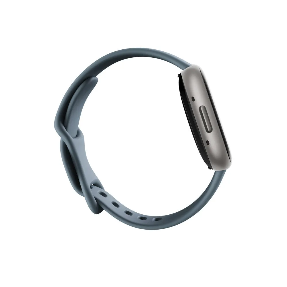 Fitbit Versa 4 Smart Watch - Waterfall Blue/Platinum