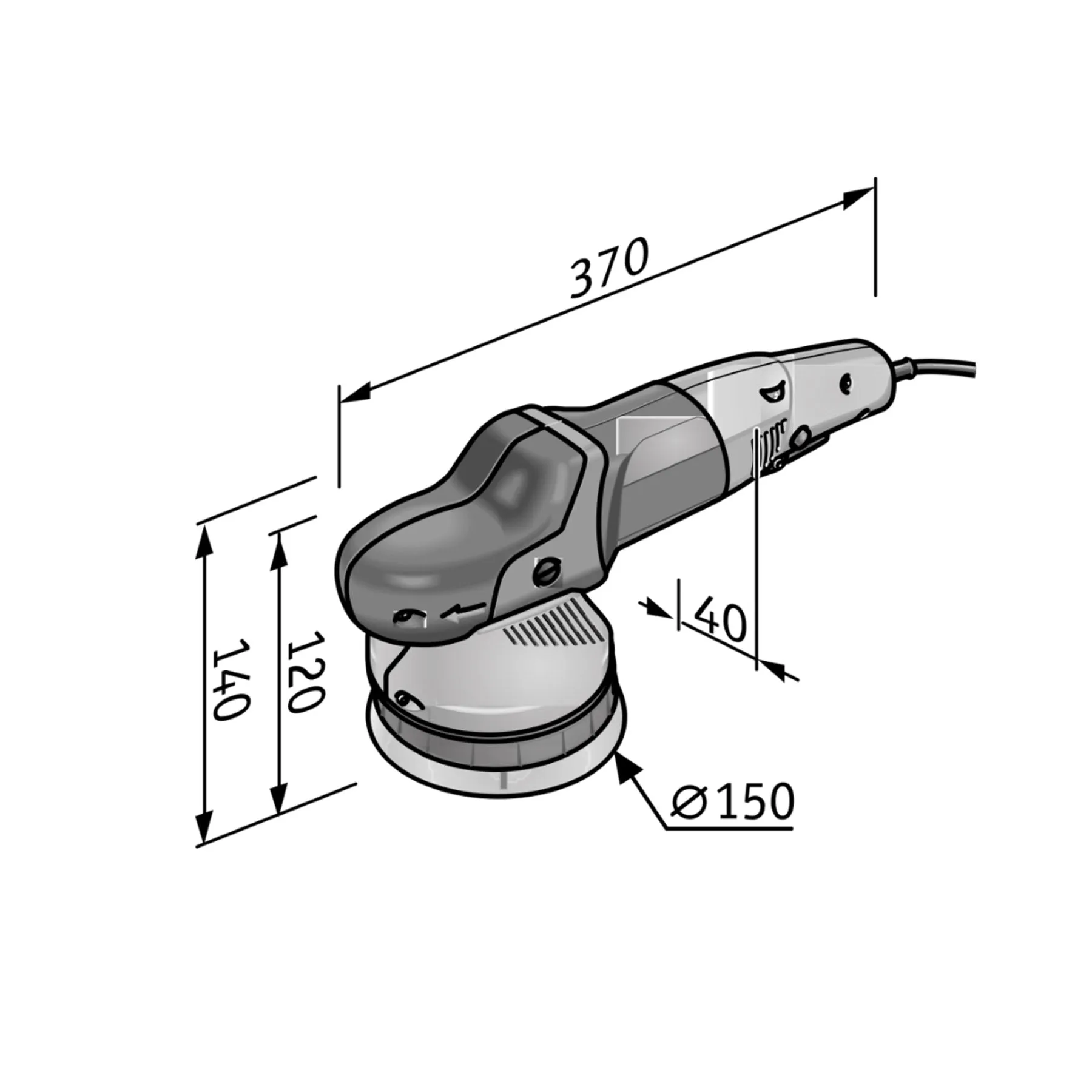 Flex XFE 7-15 150 DA Random Orbital Polisher (*)