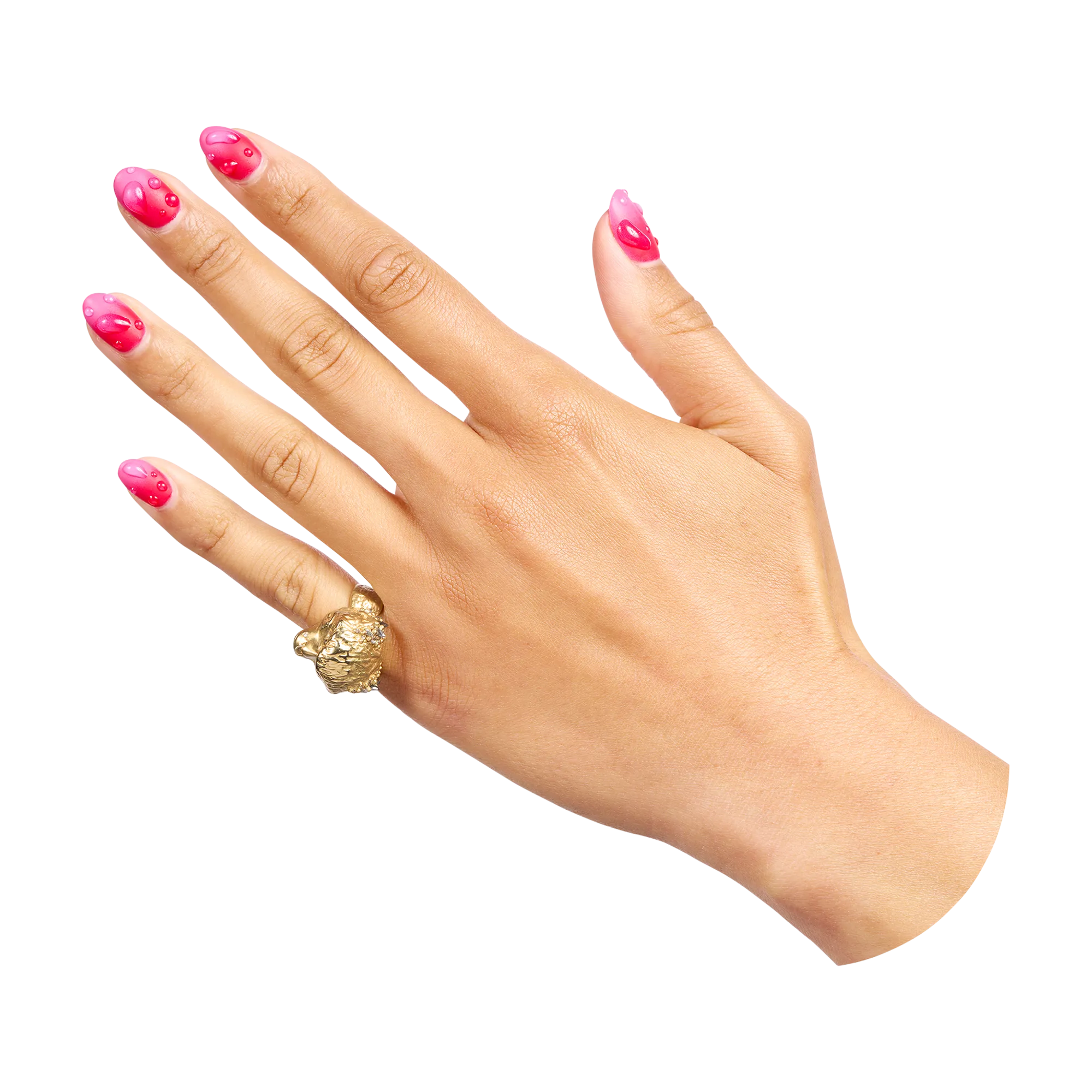 Grey Diamond Zeta Monkey Ring - Size 5 - 11756