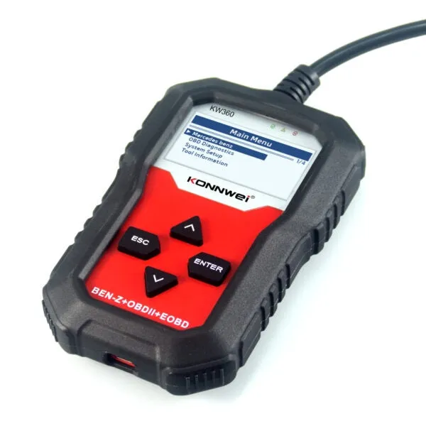 GT-KW360 - Konnwei Full System OBD2 Diagnostic Scanner for Mercedes Benz