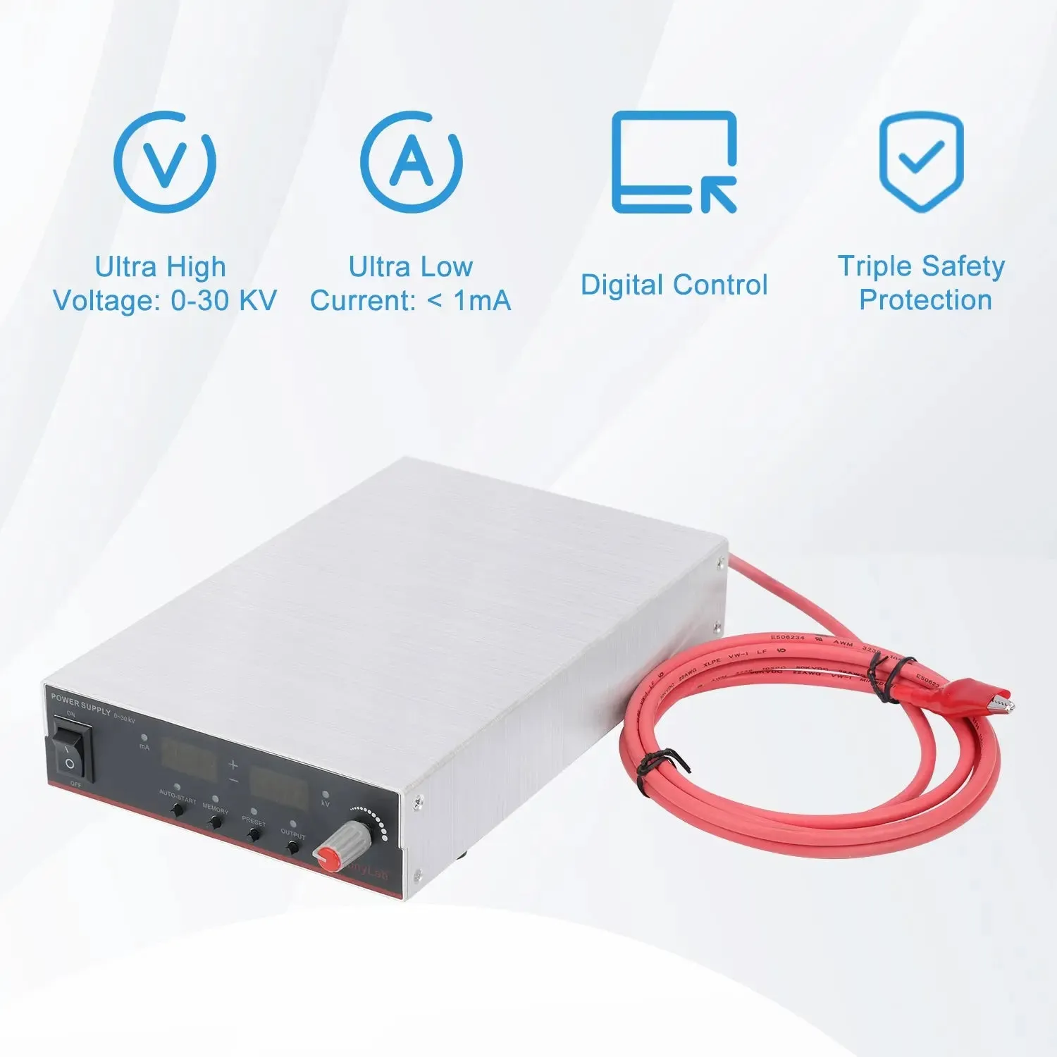 High Voltage Power Supply, 0-30 kV, =1mA