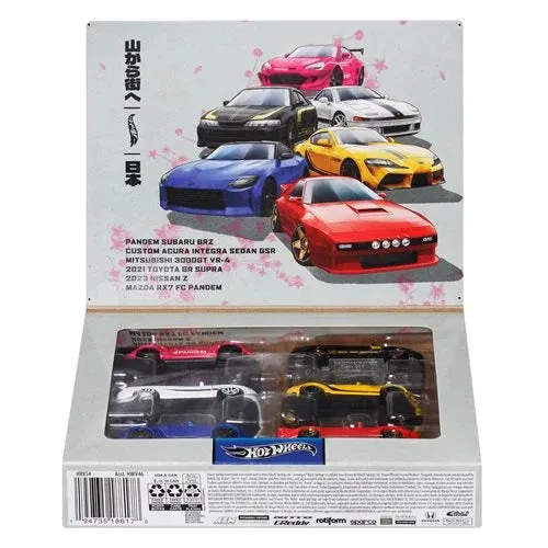 Hot Wheels Streets of Japan Car Culture - JDM (6 Car Multi-Pack)