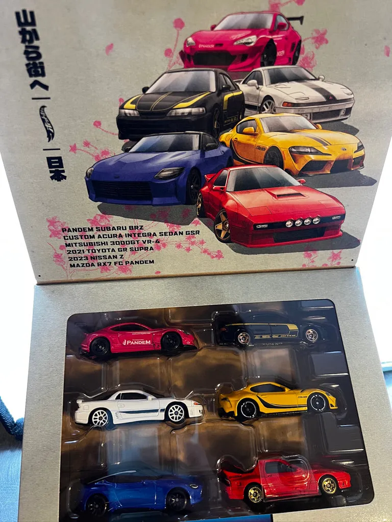 Hot Wheels Streets of Japan Car Culture - JDM (6 Car Multi-Pack)