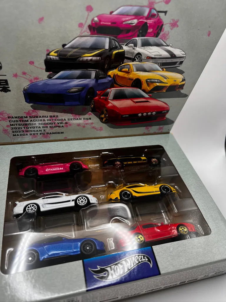 Hot Wheels Streets of Japan Car Culture - JDM (6 Car Multi-Pack)