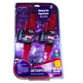 Interphone Walkie Talkie Watches – Easy-to-Operate Communication Watch Set for Kids | Ages 5 