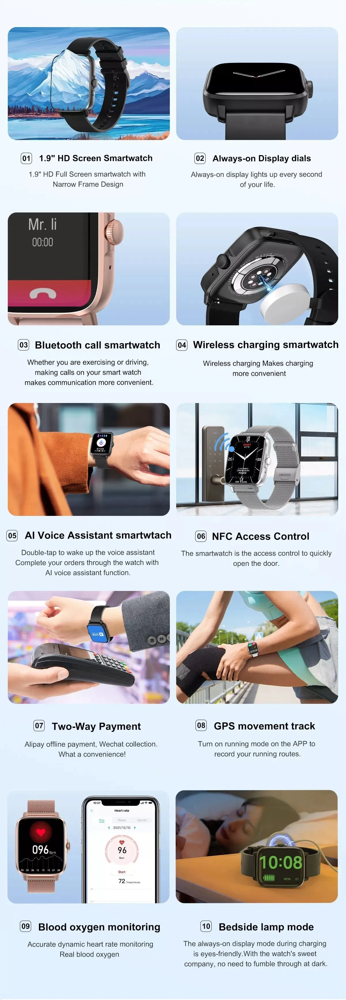 iS102 Smart Watch | Bluetooth Calling & Text