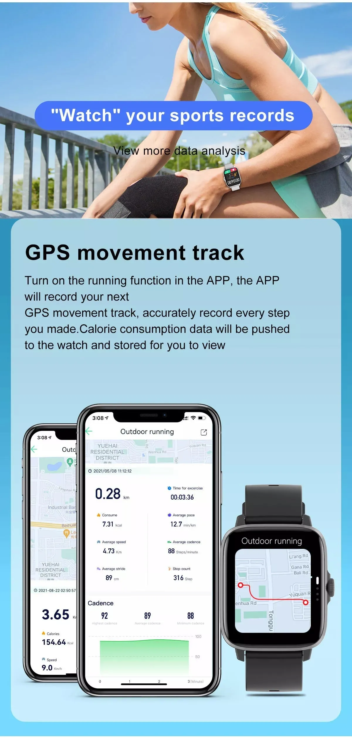 iS102 Smart Watch | Bluetooth Calling & Text