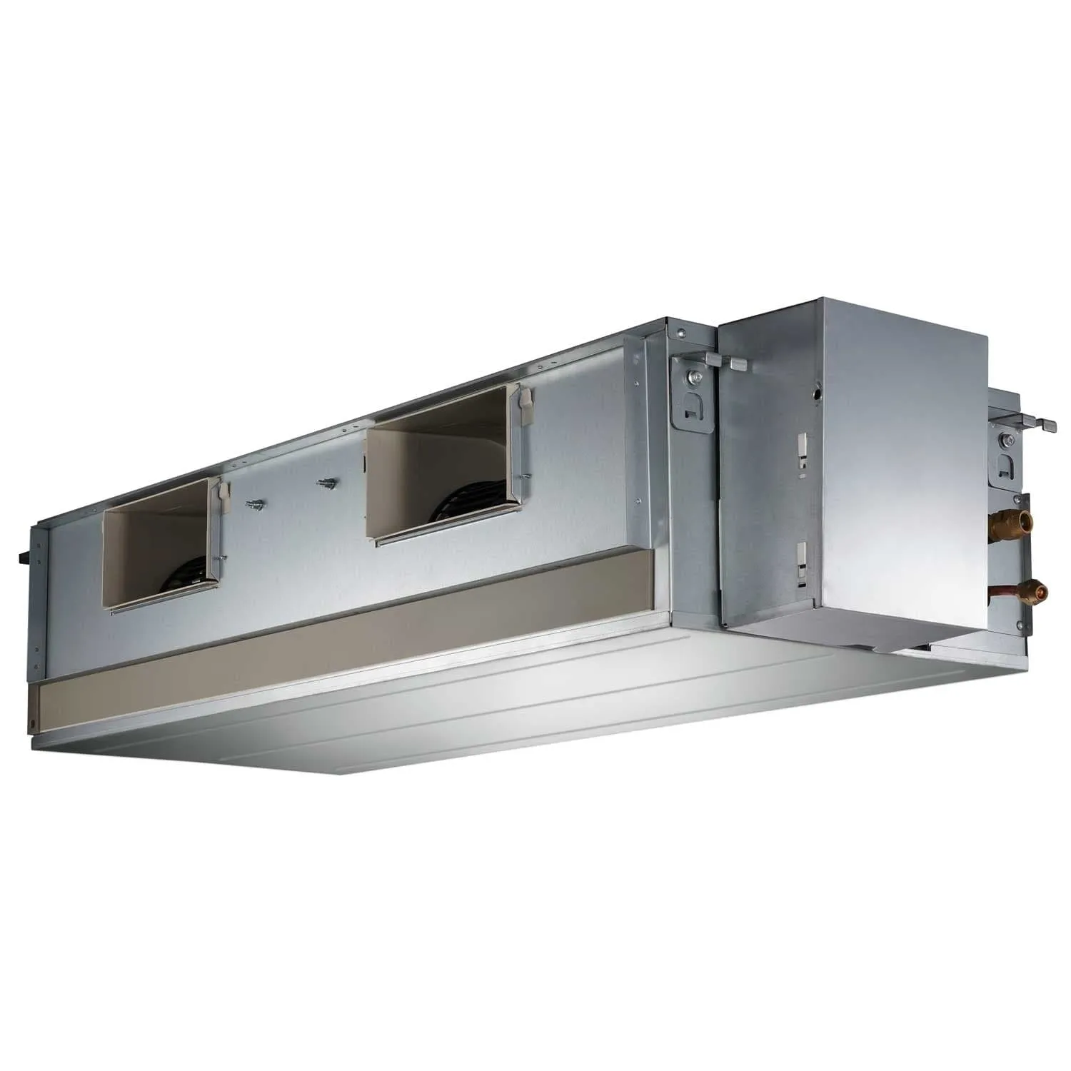 Klimaire 60,000 Btu 17 SEER2 Light Commercial High Static Ducted Recessed Mini-split Inverter Air Conditioner Heat Pump System 220V
