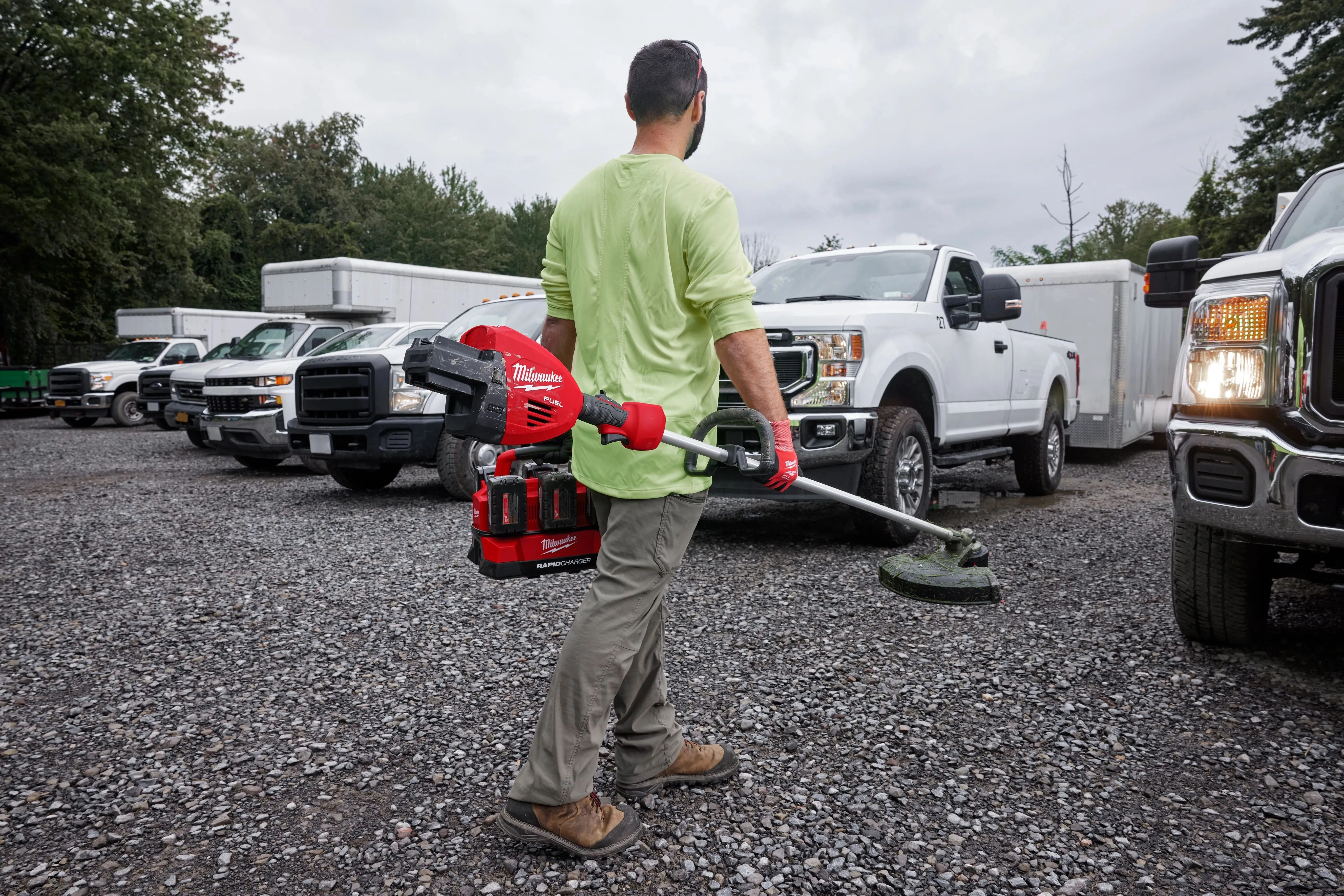 Lawn Trimmer - Milwaukee M18 FUEL™ 17” Dual Battery String Trimmer Kit, 3006-22